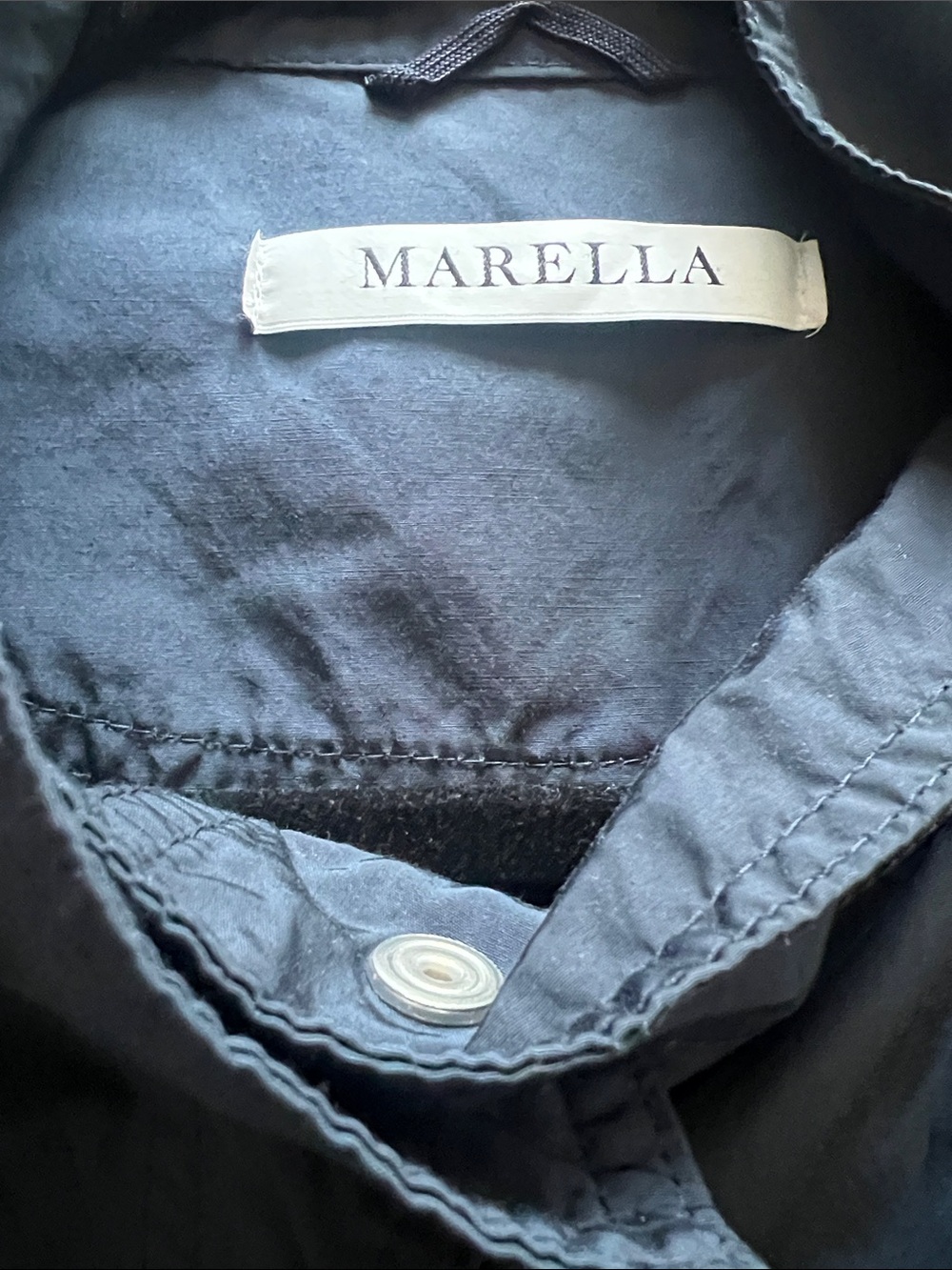 Marella Navy Utility Jacket size 8 - Picture 5 of 6